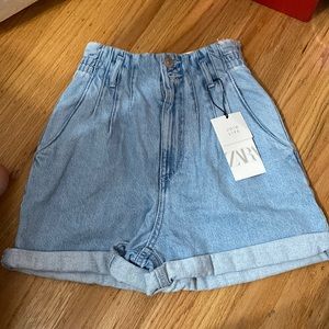 Zara High Rise Shorts Sz 00